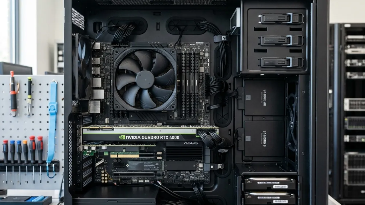 Restored and optimized PC hardware after professional service